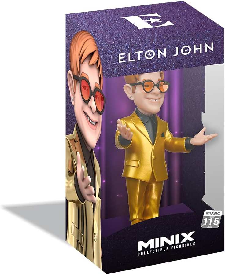 Minix Music Elton John (Wembley 1975) 4.75 Inch Collectible Vinyl Figure #115