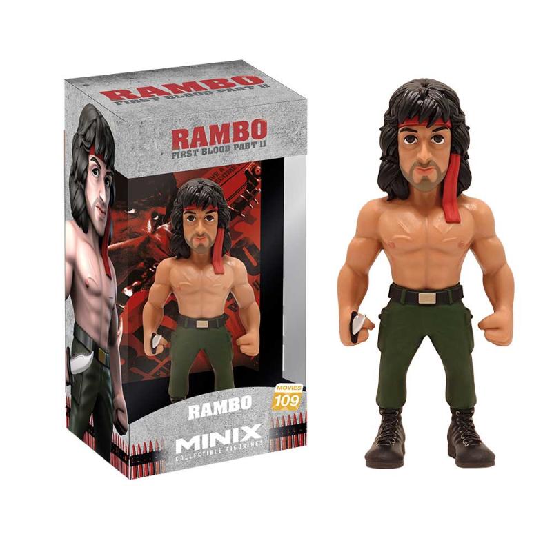 Minix Movies Rambo First Blood Part 2 W/ Bandana 4.75 Inch Collectible Vinyl Figure #109