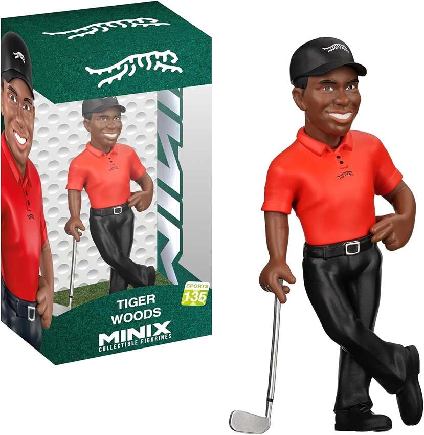 Minix Sports Golf Tiger Woods 4.75 Inch Collectible Vinyl Figure #135
