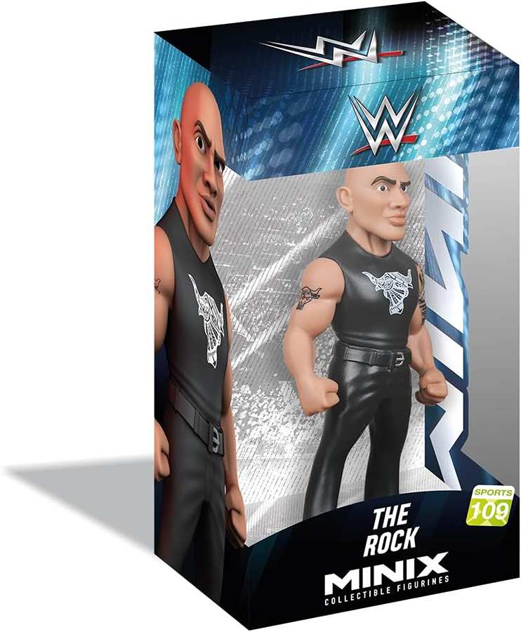 Minix Sports WWE Wrestling The Rock 4.75 Inch Collectible Vinyl Figure #109