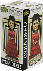 lydia deetz red dress movie Beetlejuice 2 Movie Head Knockers Lydia Deetz Red Wedding Dress 8 Inch –  figurineforall.ca