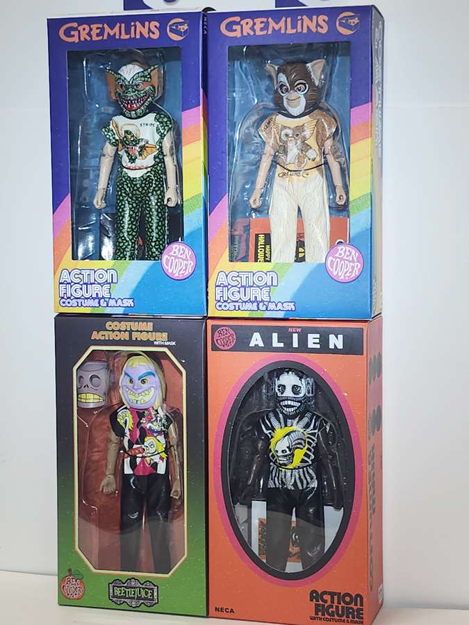 Ben Cooper Monsters Costume & Mask Kids Collection Series 3 Set of 4 Clothed 5.5 Inch Action Figures