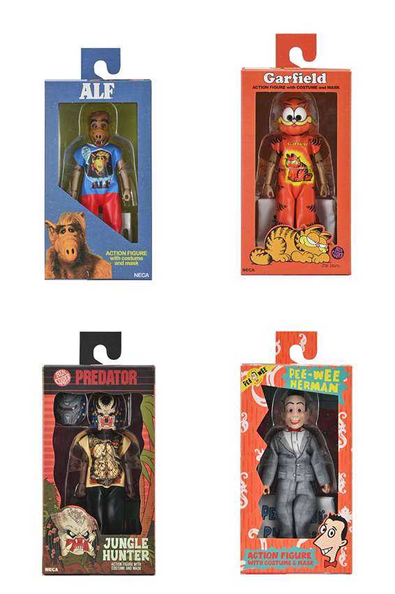 Ben Cooper Monsters Costume & Mask Kids Collection Series 8 Set of 4 Clothed 5.5 Inch Figures