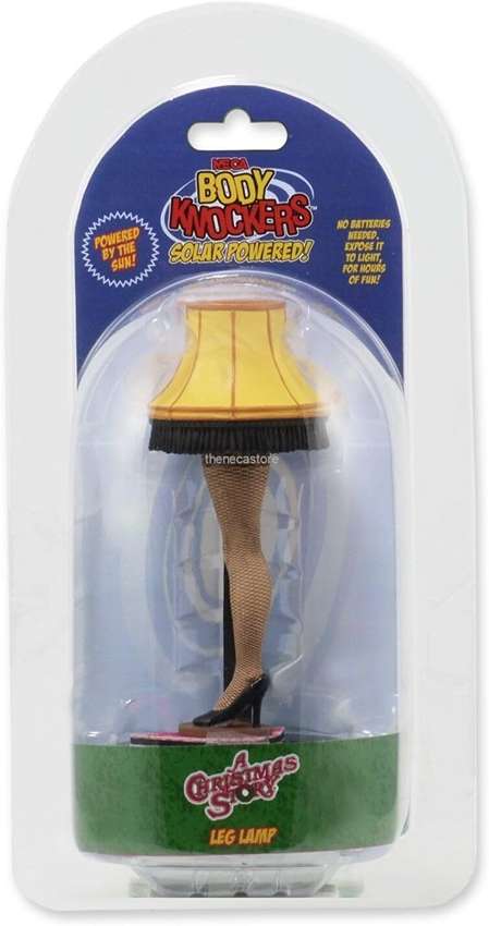Christmas Story Leg Lamp Solar Powered Body Knockers 6 Inch