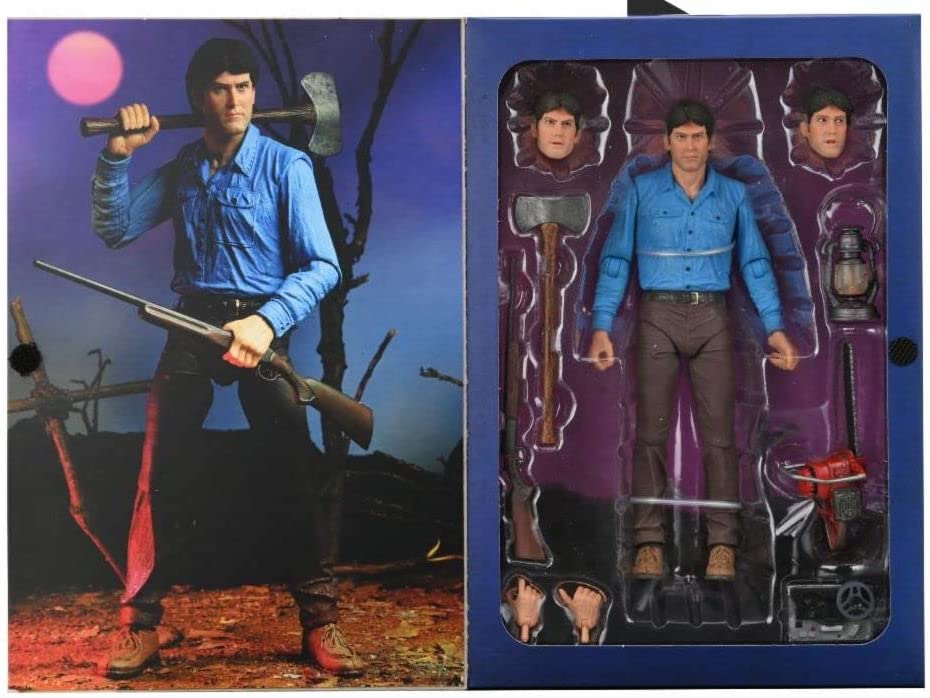 Evil Dead 40th Anniversary Ash Ultimate 7 Inch Action Figure - figurineforall.com