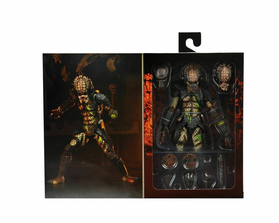 Predator 2 City Hunter Battle Damaged Ultimate 7 Inch Action Figure - figurineforall.com