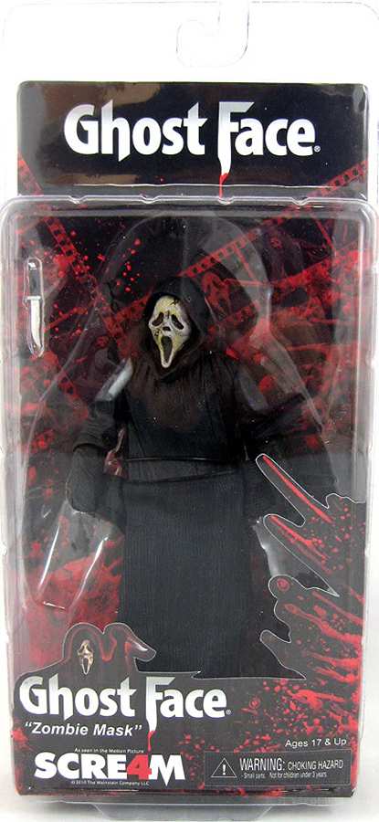 Scream Ghost Face (Zombie Mask) 7 Inch Action Figure