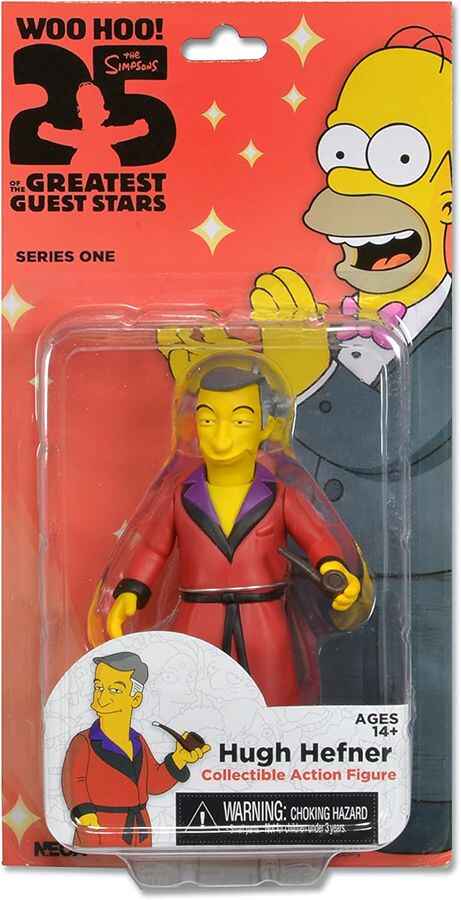 The Simpsons 25th Anniversary Series 1 - Hugh Hefner 5 Inch Action Figure