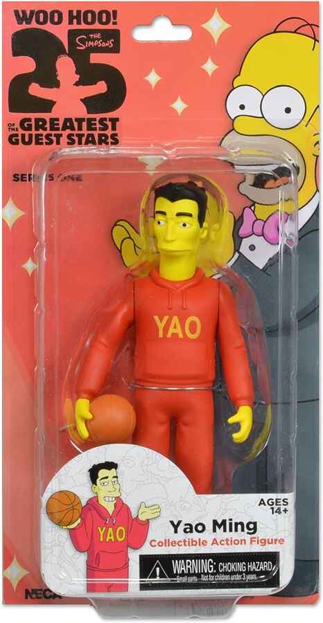 The Simpsons 25th Anniversary Series 1 - Yao Ming 5 Inch Action Figure