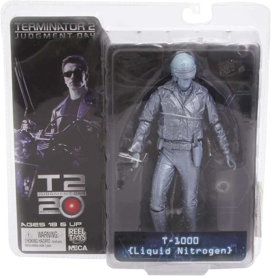 Terminator Figures Terminator 2 Judgement Day T-1000 (Liquid Nitrogen) 7 Inch Action Figure