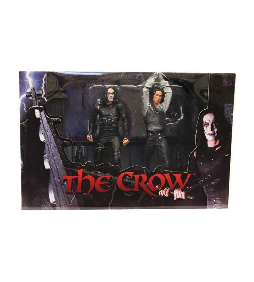 The Crow Eric Draven Vs Top Dollar Battle Rooftop 7 Inch Action Figure Boxed Set