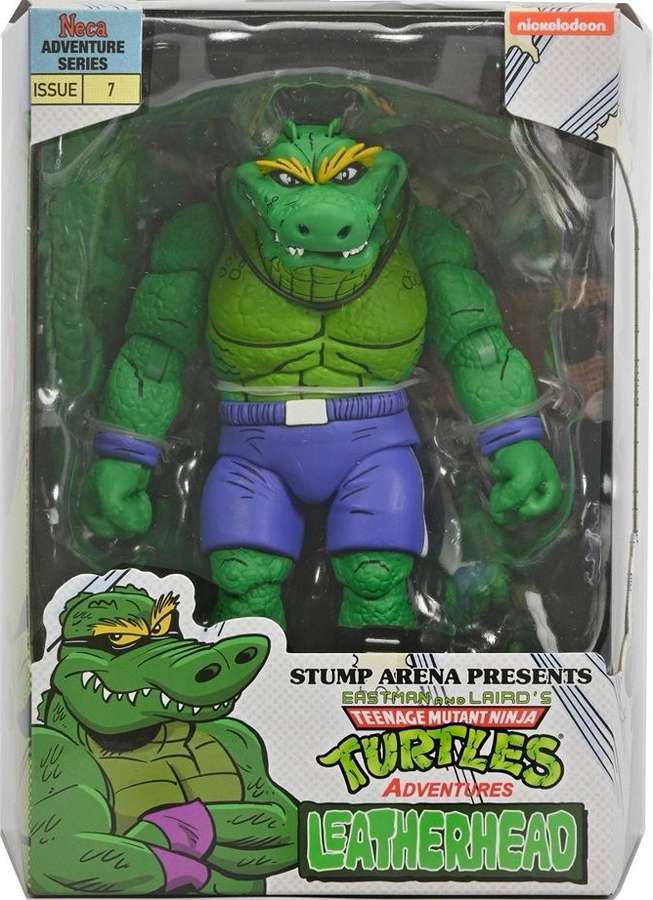 Teenage Mutant Ninja Turtles Archie Comics Stump Arena Wrestling Leatherhead 7 Inch Action Figure