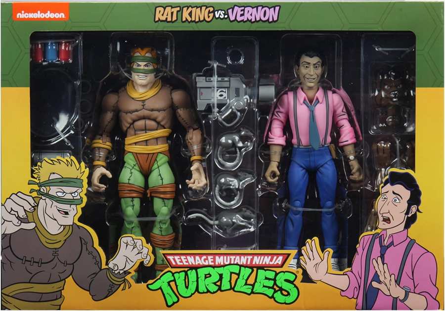 Teenage Mutant Ninja Turtles Cartoon Series Rat King & Vernon 2-Pack 7 Inch Action Figure Exclusive