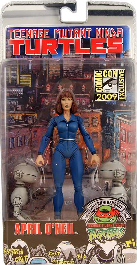 Teenage Mutant Ninja Turtles Mirage Comics - April O'Neil with Mousers SDCC Comic-Con 2009 Exclusive 6 Inch Action Figure