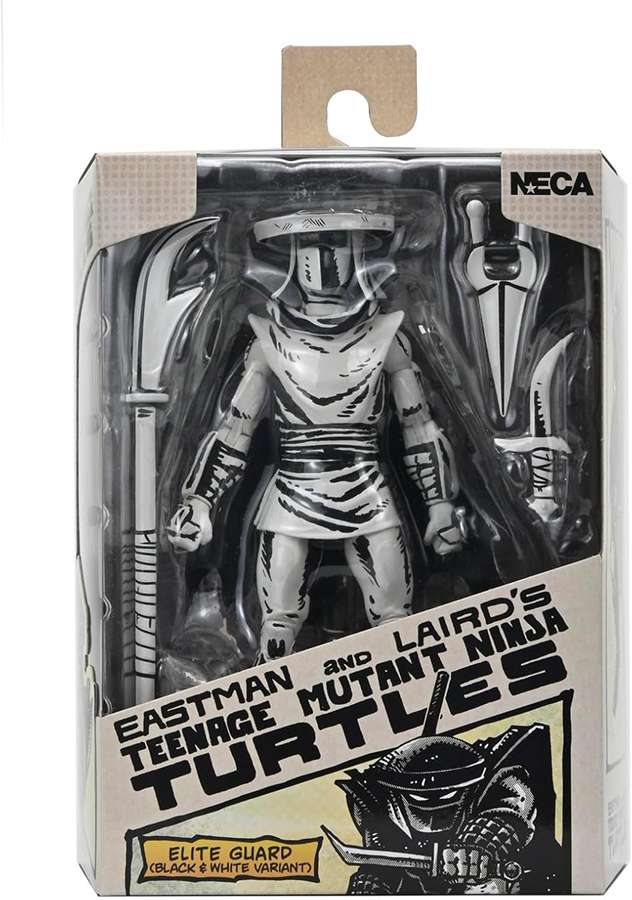 Teenage Mutant Ninja Turtles Mirage Comics - Elite Foot Ninja Guard (B/W) 7 Inch Action Figure