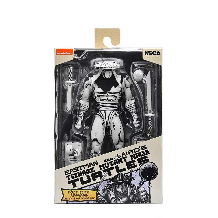 Teenage Mutant Ninja Turtles Mirage Comics - Foot Elite Assassin (B&W) 7 Inch Action Figure