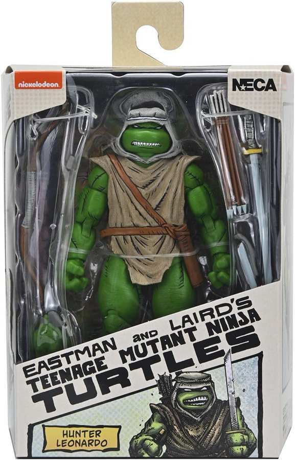Teenage Mutant Ninja Turtles Mirage Comics - Hunter Leonardo 7 Inch Scale Action Figure