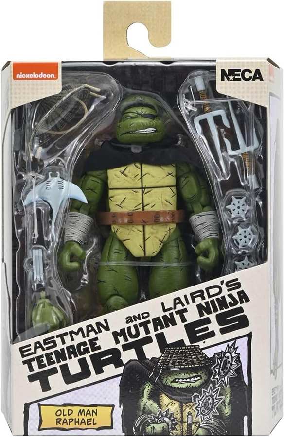 Teenage Mutant Ninja Turtles Mirage Comics - Old Man Raphael 7 Inch Scale Action Figure
