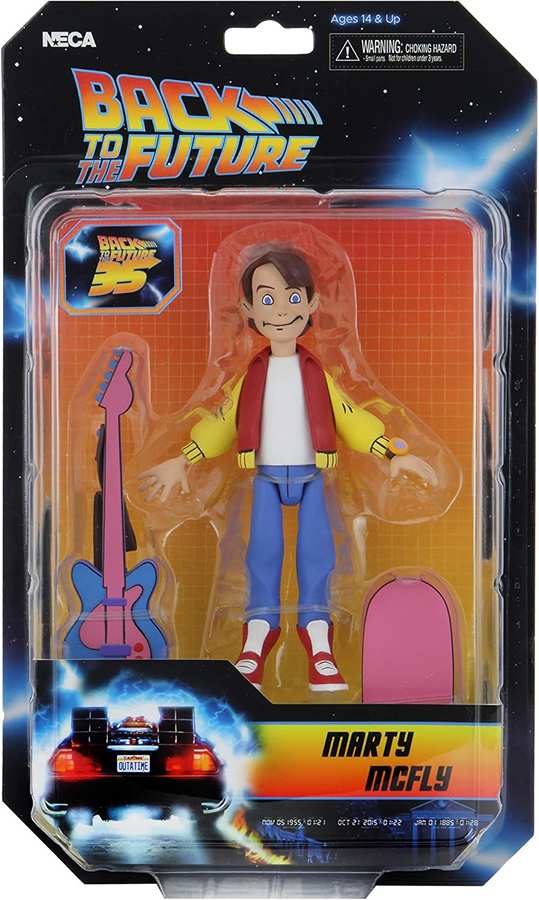 Toony Classics Back To The Future Marty Mcfly 6 Inch Scale Action Figure