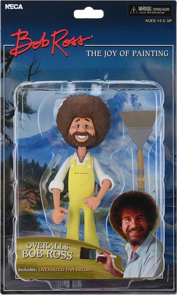 Toony Classics Bob Ross with Overalls 5 Inch Action Figure