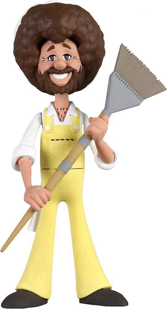 Toony Classics Bob Ross with Overalls 5 Inch Action Figure