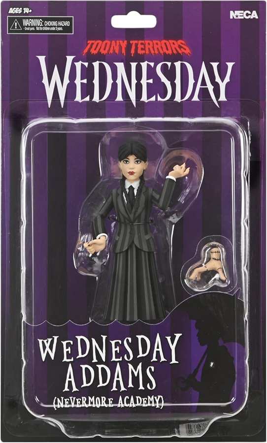 Toony Terrors Wednesday - Wednesday Addams (Nevermore Uniform) 6 Inch Action Figure