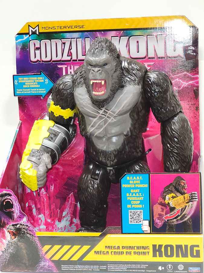 Godzilla X Kong 2 The New Empire Movie Kong 13 Inch Mega Deluxe Power Punch (sound) Action Figure