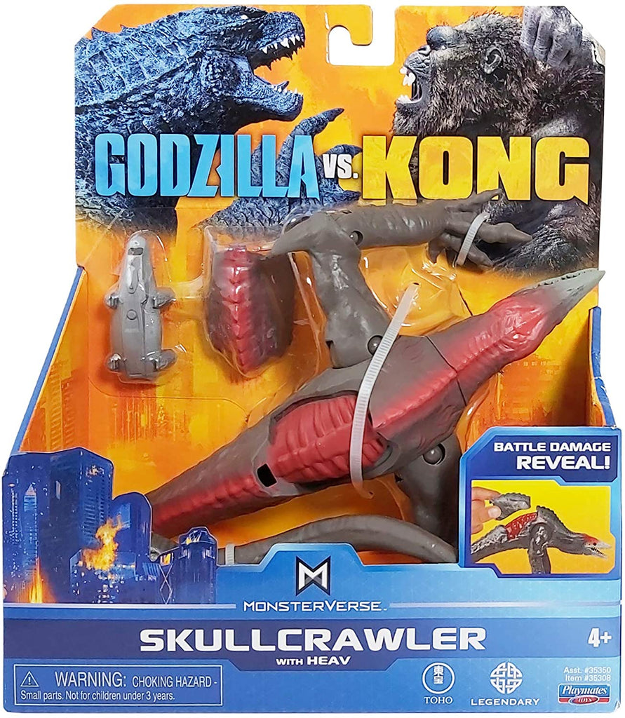 Godzilla vs Kong MonsterVerse Movie Skull Crawler with Heav 6 Inch Figure Hollow Earth Monsters Skullcrawler - figurineforall.com