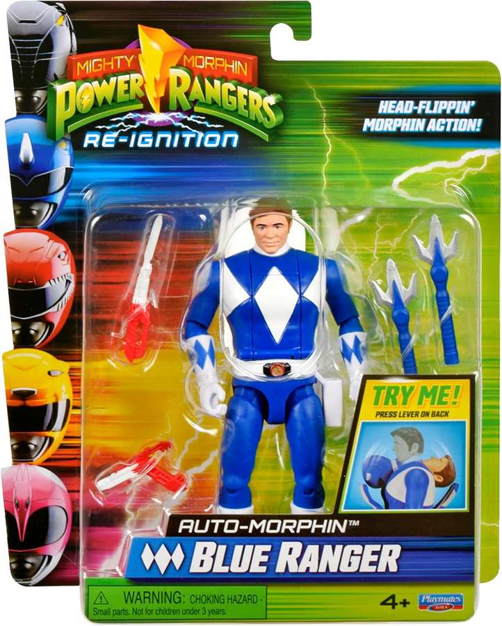 Mighty Morphins Power Rangers Re-Ignition Blue Ranger 6 Inch Action Figure