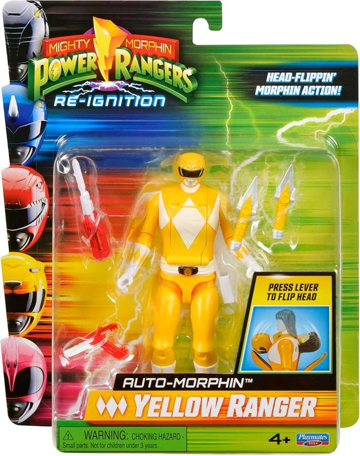Mighty Morphins Power Rangers Re-Ignition Yellow Ranger 6 Inch Action Figure