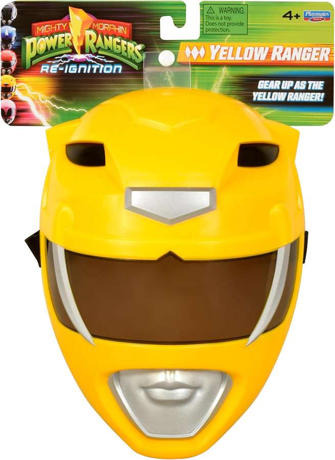 Mighty Morphins Power Rangers Re-Ignition Yellow Ranger Mask
