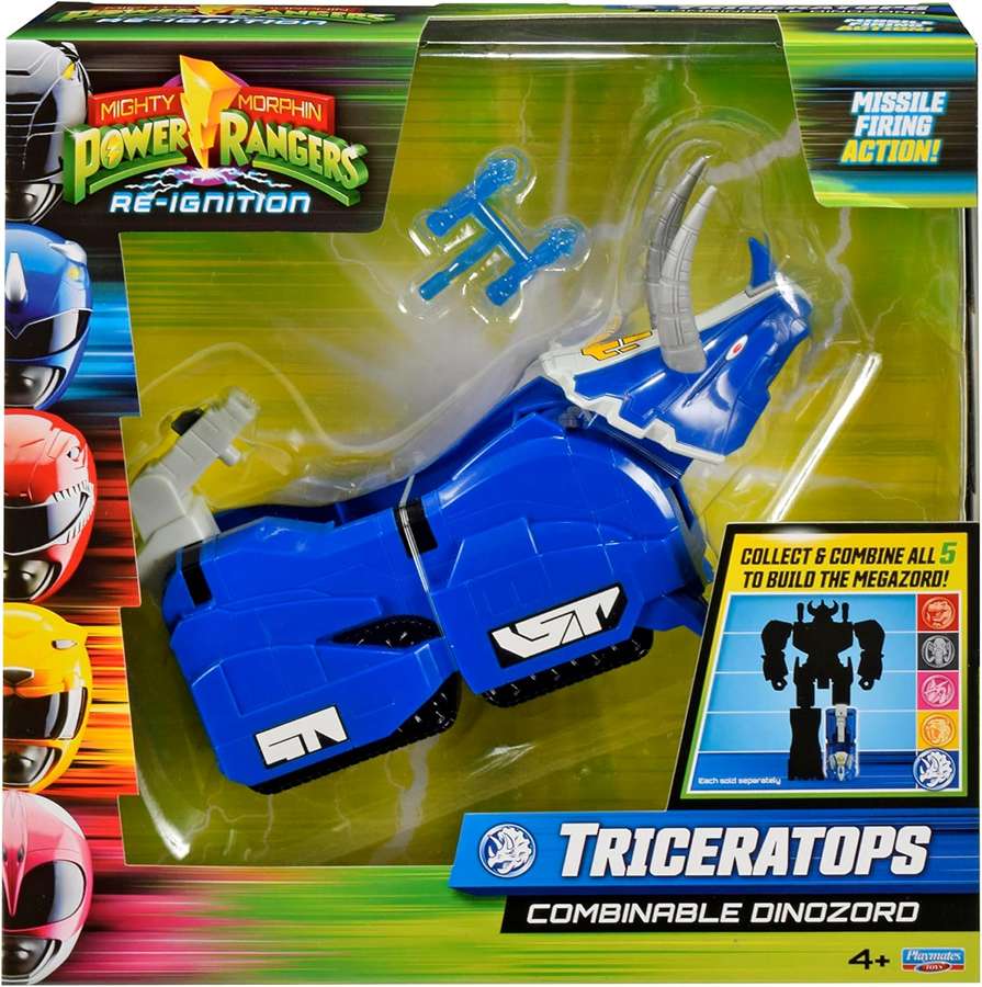 Mighty Morphins Power Rangers Re-Ignition Triceratops Dinozord Action Figure