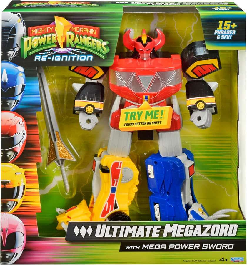 Mighty Morphins Power Rangers Re-Ignition Ultimate Megazord (Assembled) 11.25 Inch Action Figure
