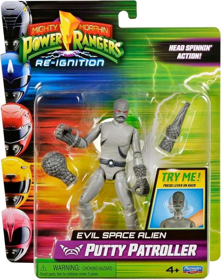 Mighty Morphins Power Rangers Re-Ignition Putty Patroller (Evil Space Alien) 5 Inch Action Figure