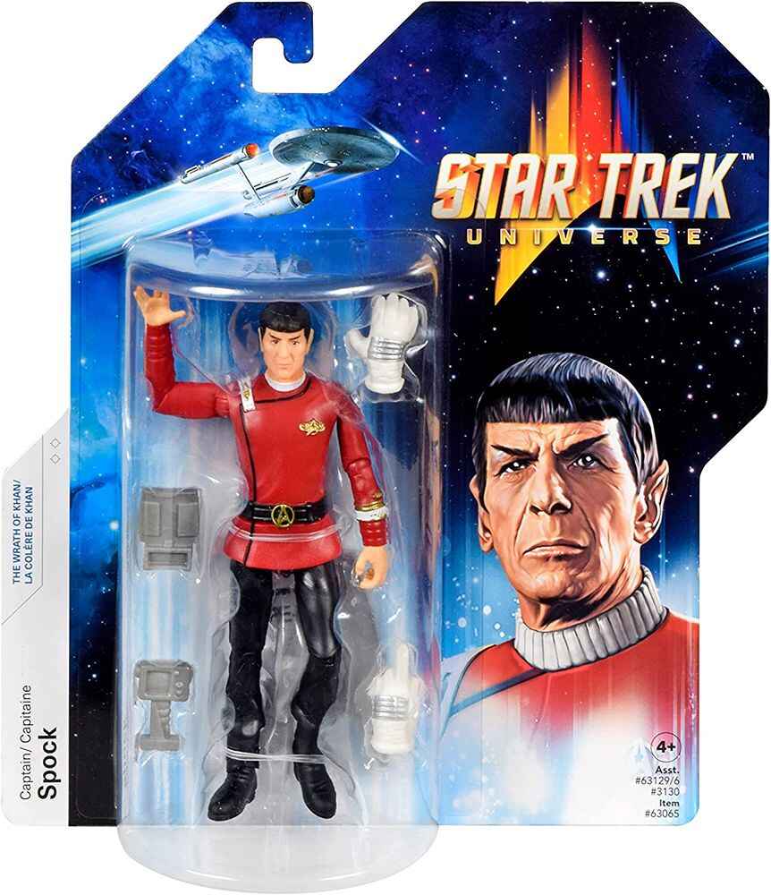 Star Trek Universe The Wrath of Khan Captain Spock Inch Action