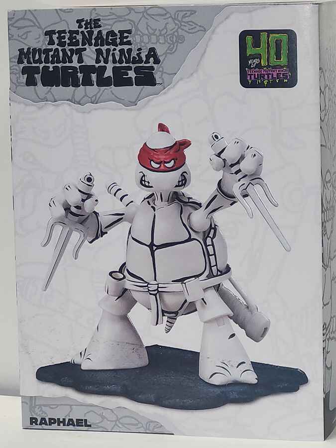 Teenage Mutant Ninja Turtles Original Sketch 4.5 Inch Action Figure - Raphael Black & White