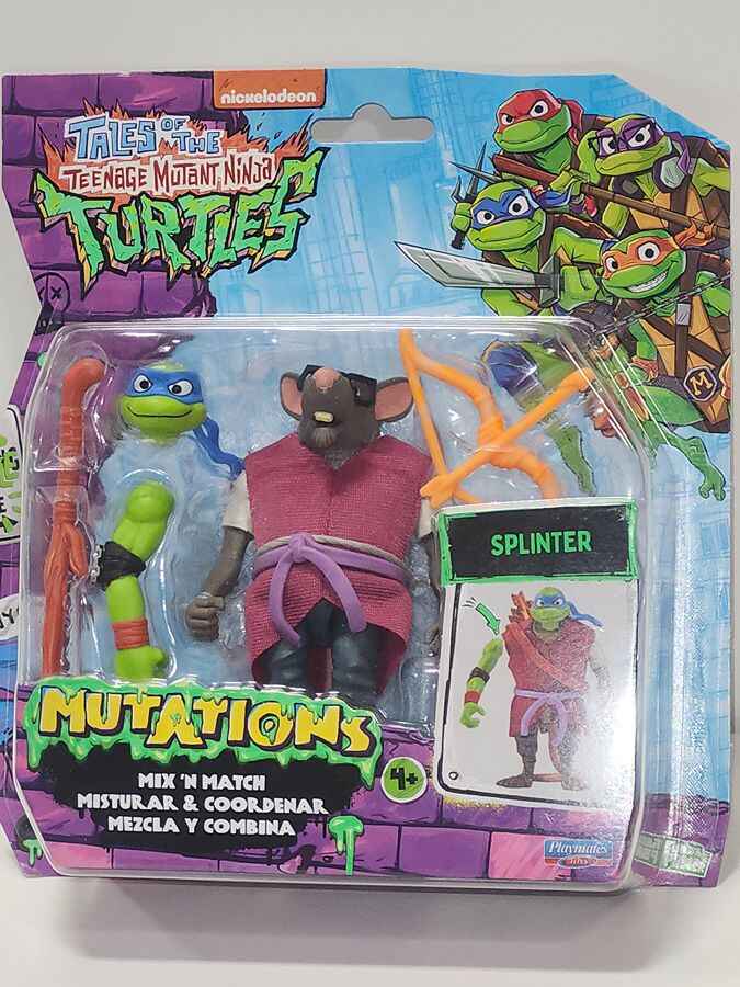 Teenage Mutant Ninja Turtles Mix N Match 4.5 Inch Action Figure Wave 1 - Splinter