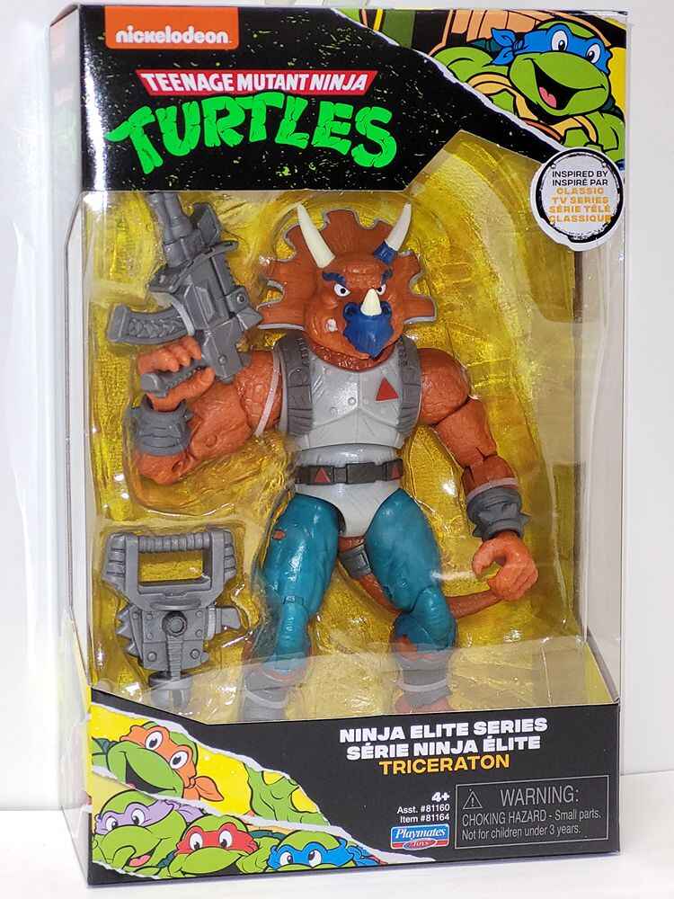 Teenage Mutant Ninja Turtles Classic Cartoon Elite 6 Inch Action Figure - Triceraton