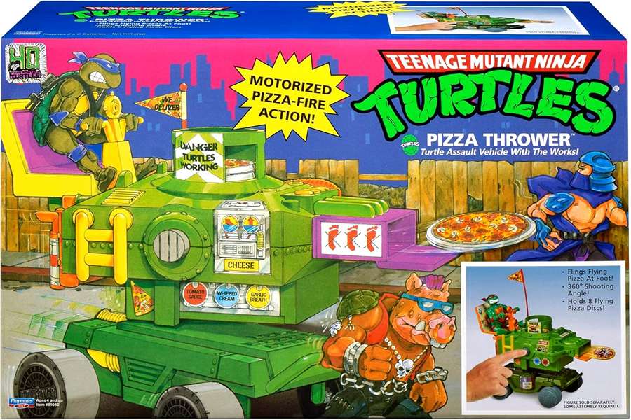 Teenage Mutant Ninja Turtles Classic Pizza Thrower Vehicle