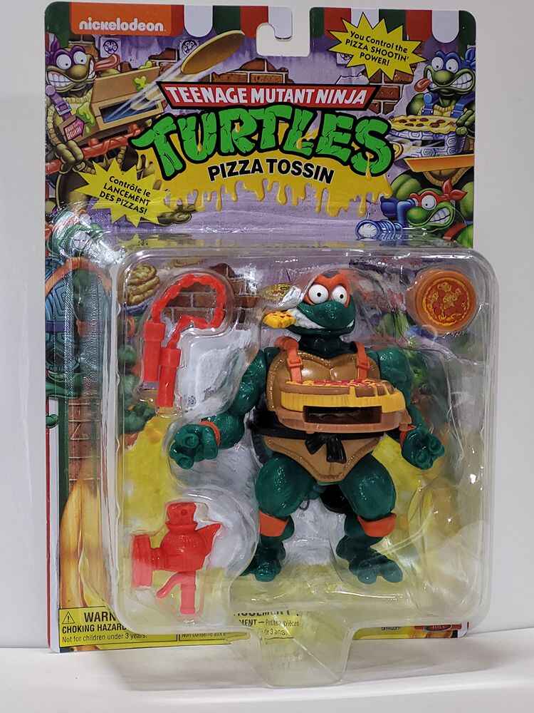 Teenage Mutant Ninja Turtles Classic Pizza Tossin' 5 Inch Action Figure - Michelangelo