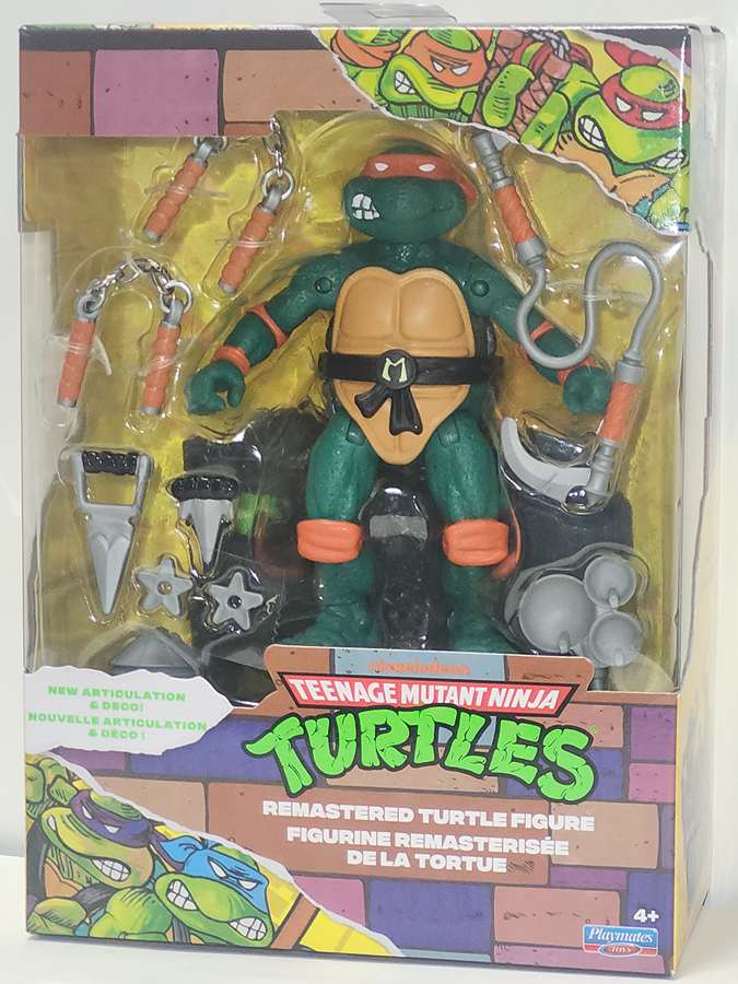 Teenage Mutant Ninja Turtles Classic 1988 Remastered 4.5 Inch Action Figure - Michelangelo