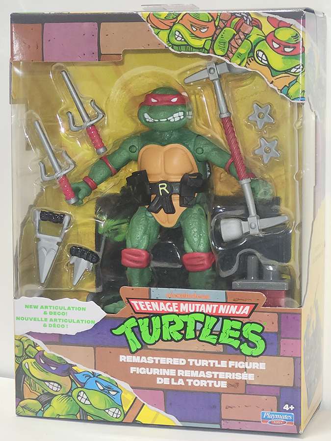 Teenage Mutant Ninja Turtles Classic 1988 Remastered 4.5 Inch Action Figure - Raphael