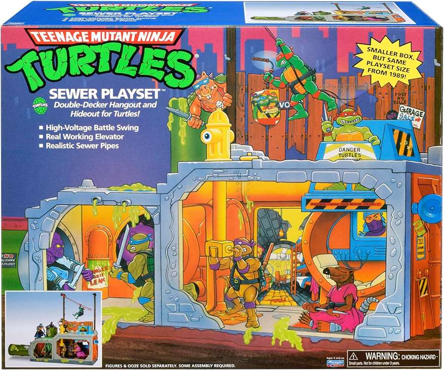 Teenage Mutant Ninja Turtles Classic Secret Sewer Lid Playset