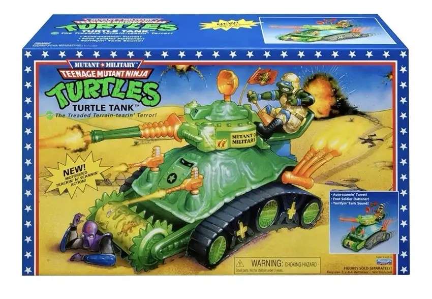 Teenage Mutant Ninja Turtles Classic Military Sewer Turtle Tank Vehicle