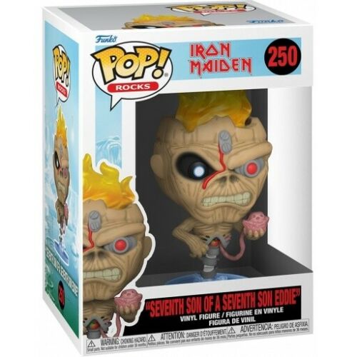 Funko Pop Rocks Iron Maiden 3.75 Vinyl Figure - Seventh Son of Seventh Son Eddie #250 - figurineforall.com