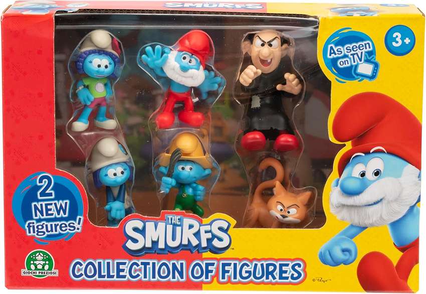 Smurfs 2 Inch Multipack 6 Figures Set