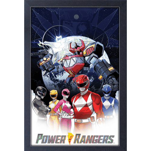 Wall Art Power Rangers Red Lead 12" x 18" Framed Poster Print