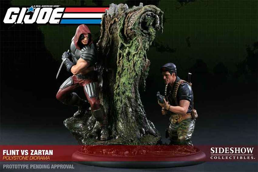 G.I. Joe Flint vs Zartan Exclusive Diorama Statue #26261