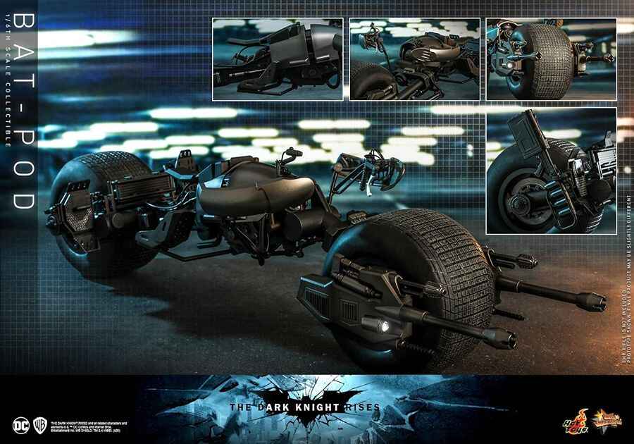 Batman The Dark Knight Rises DC Bat-Pod 1/6 Scale Collectible