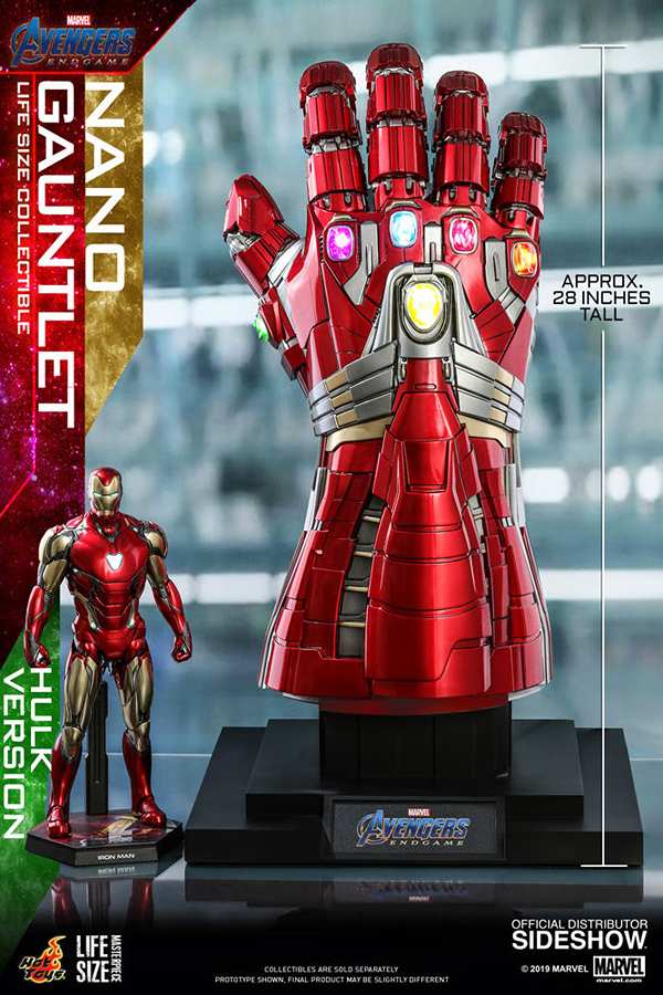 The Avengers Endgame Nano Gauntlet (Hulk Version) 1/1 Scale Life Size 28 Inch Tall Collectible Replica 904773